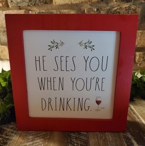 Rae Dunn Christmas Sign